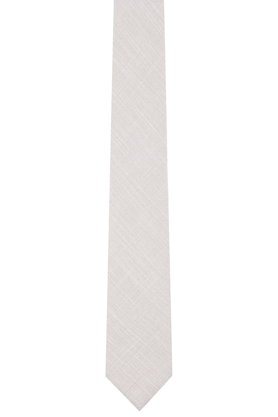 BAR III Ecru Buck Solid Skinny Tie