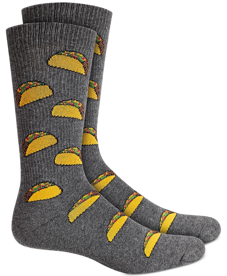 BAR III Taco Socks Grey Yellow