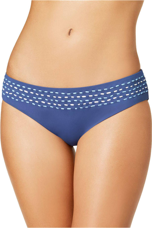 BECCA by Rebecca Virtue Quest Hipster Bikini Bottom in Dusk Blue