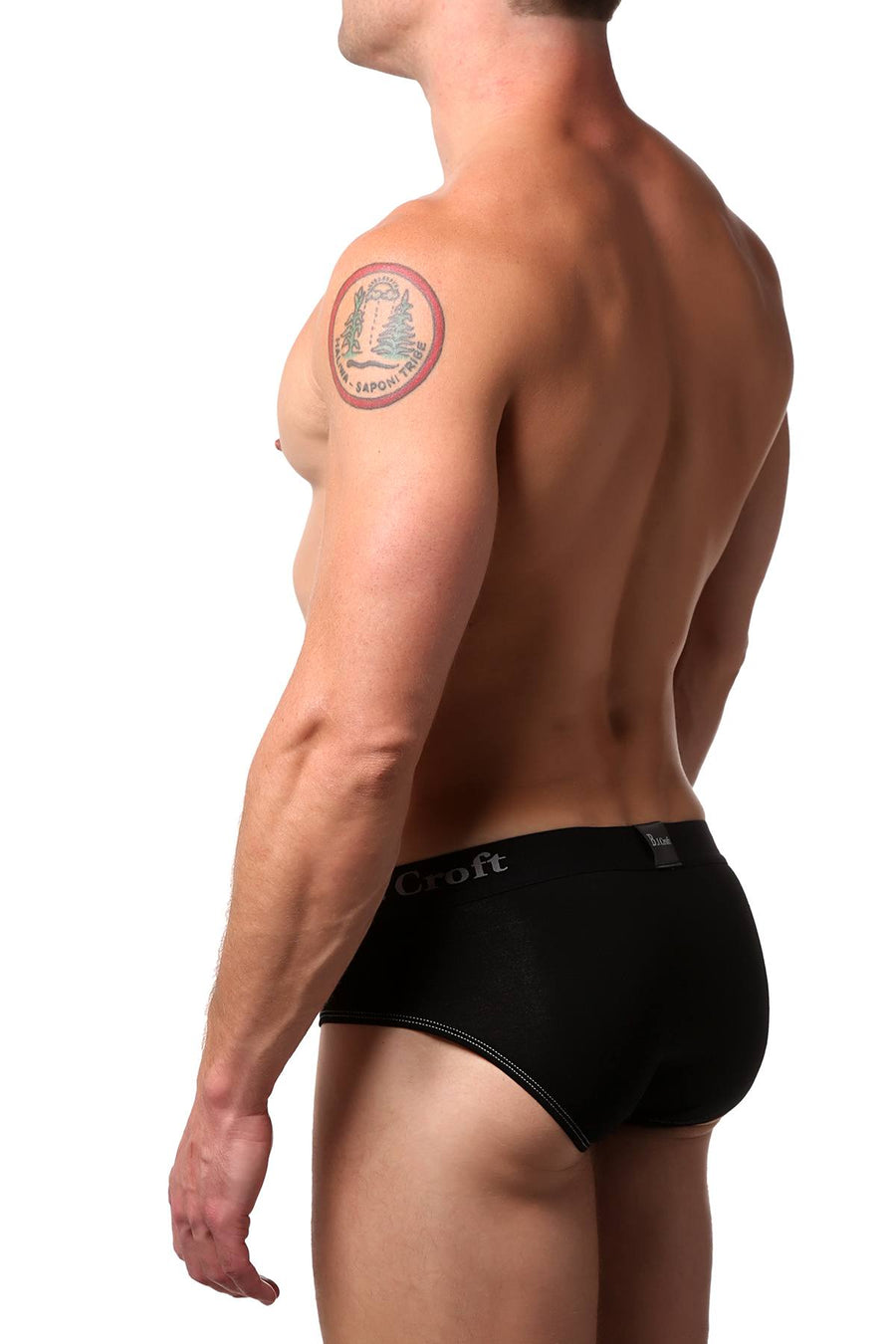 BJ Croft Black Classic Accent Brief