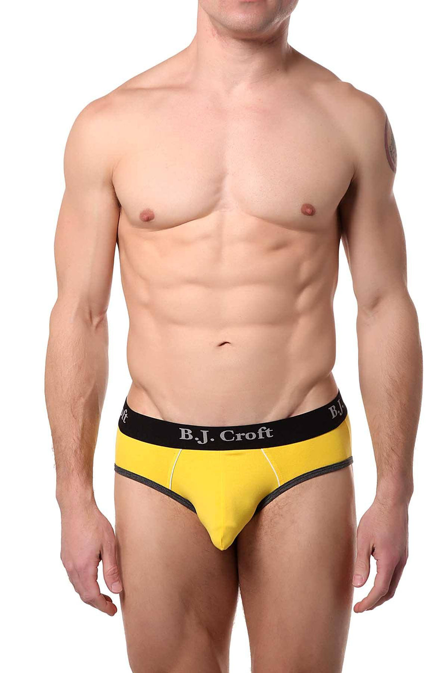 BJ Croft Yellow Nikko Jock-Brief