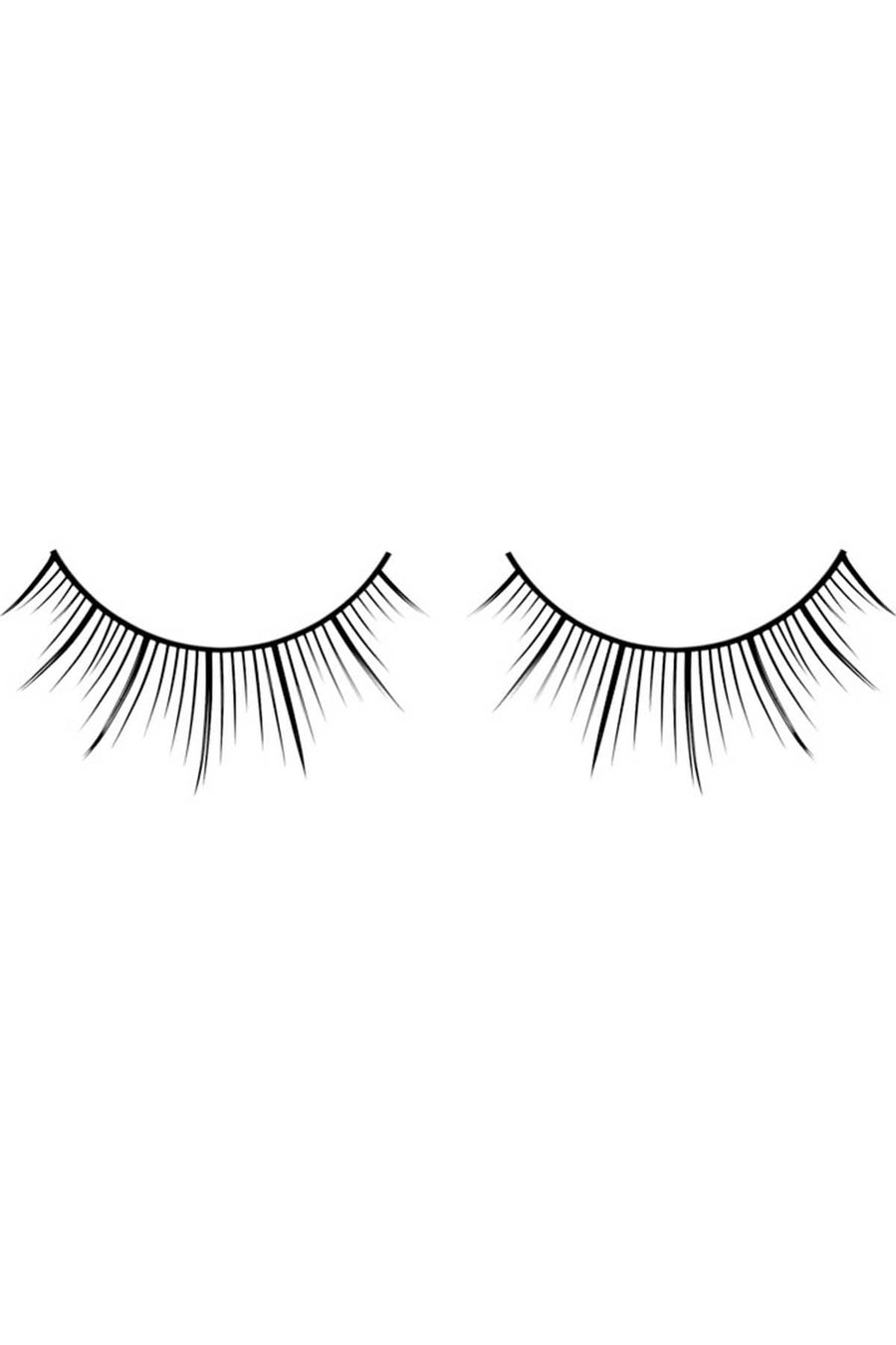 Baci Black Patterned-Length Natural Look Eyelashes