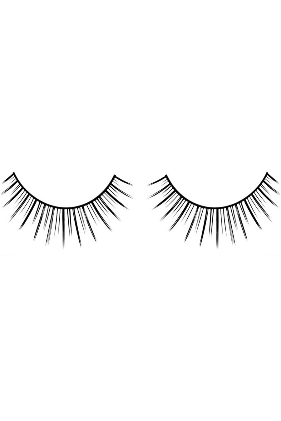 Baci Black Thinly Spaced Natural Look Deluxe Eyelashes