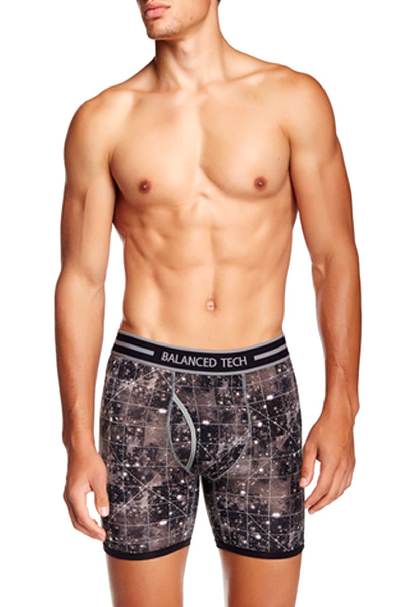 Balanced Tech Black Galaxy Performance Boxer Brief