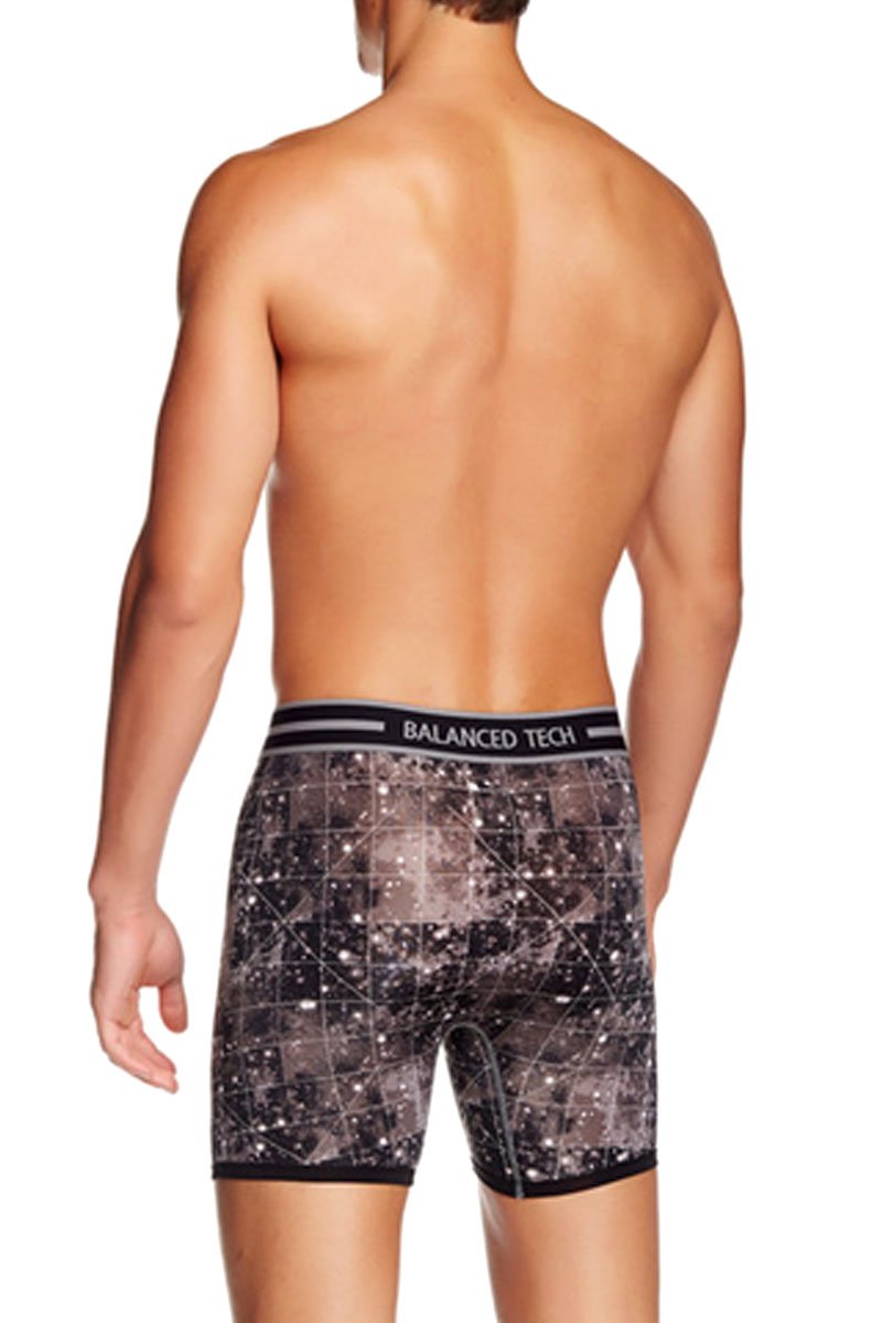 Balanced Tech Black Galaxy Performance Boxer Brief