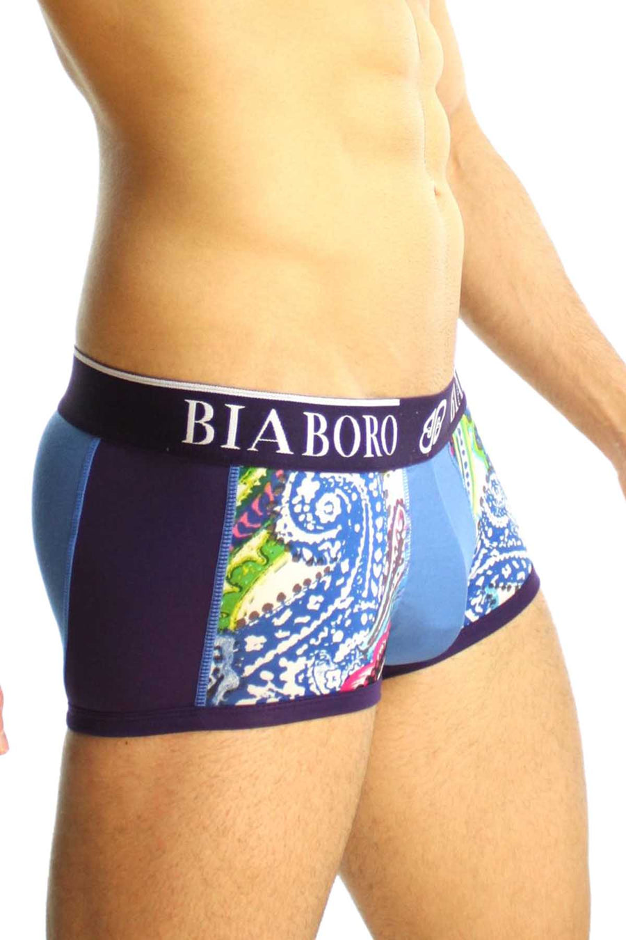 Bamboo Blue & Paisley Print Trunk