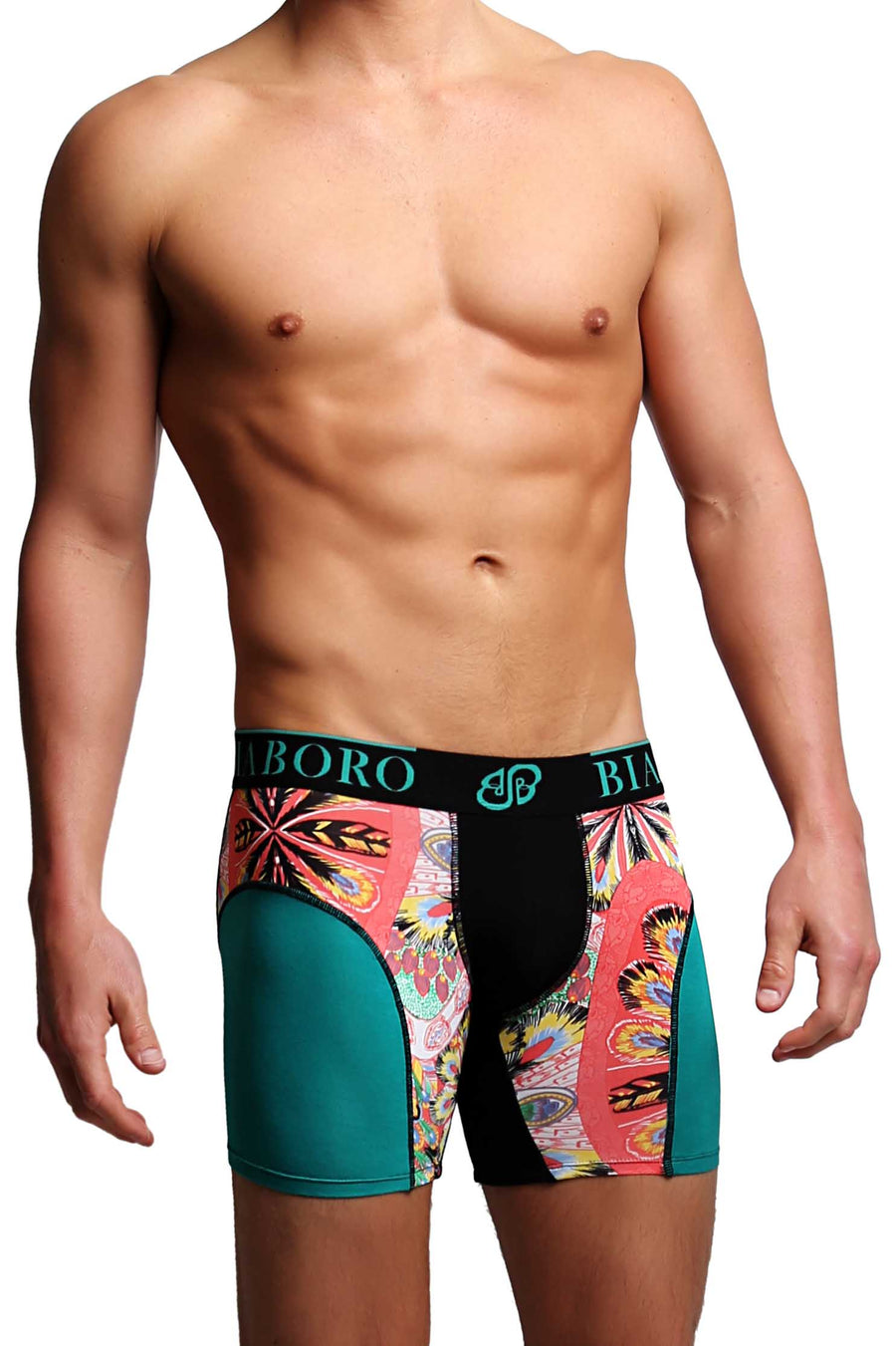 Bamboo Green & Black Boxer
