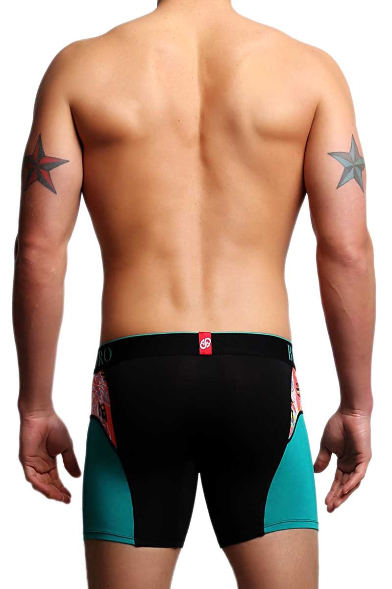 Bamboo Green & Black Boxer