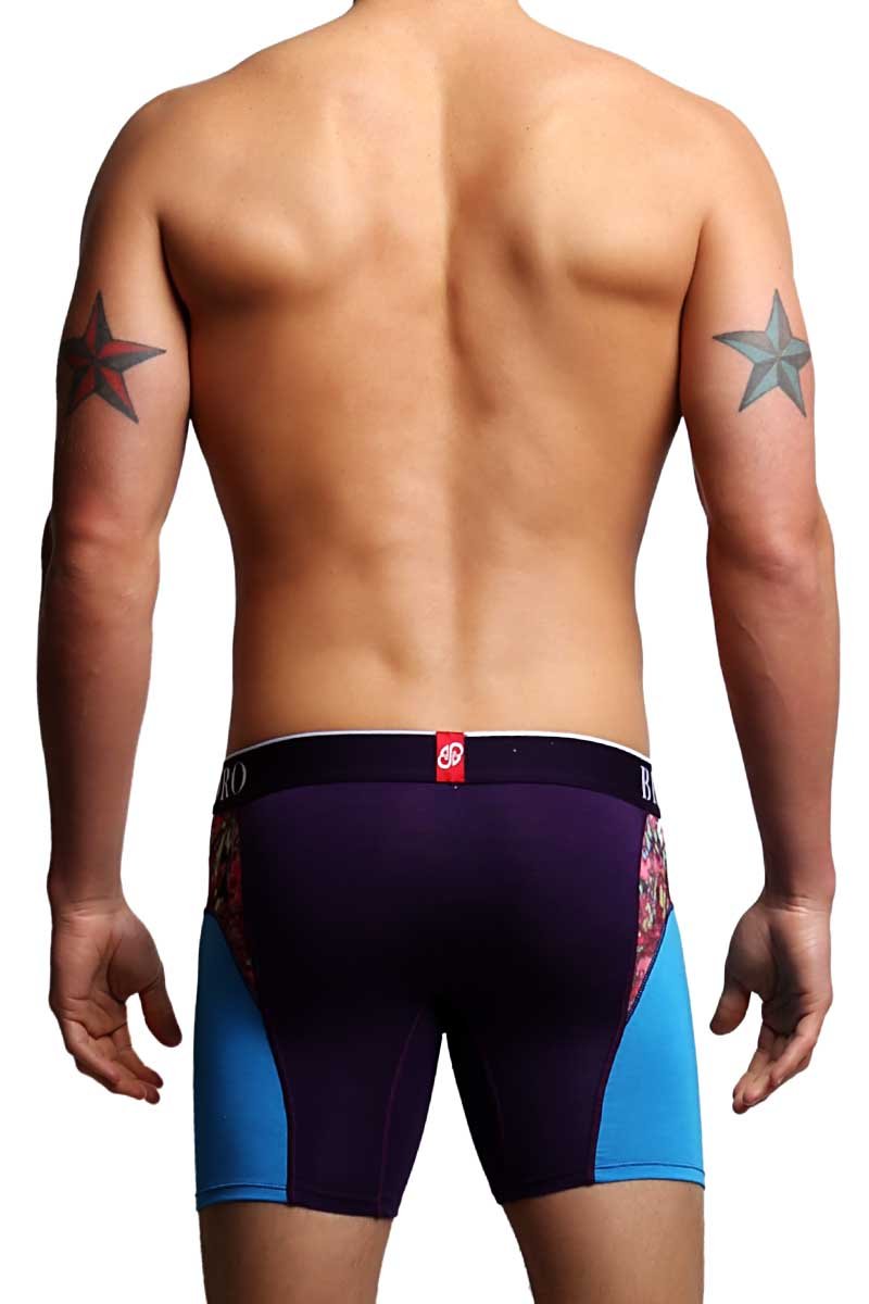 Bamboo Light Blue & Black Beleza Boxer