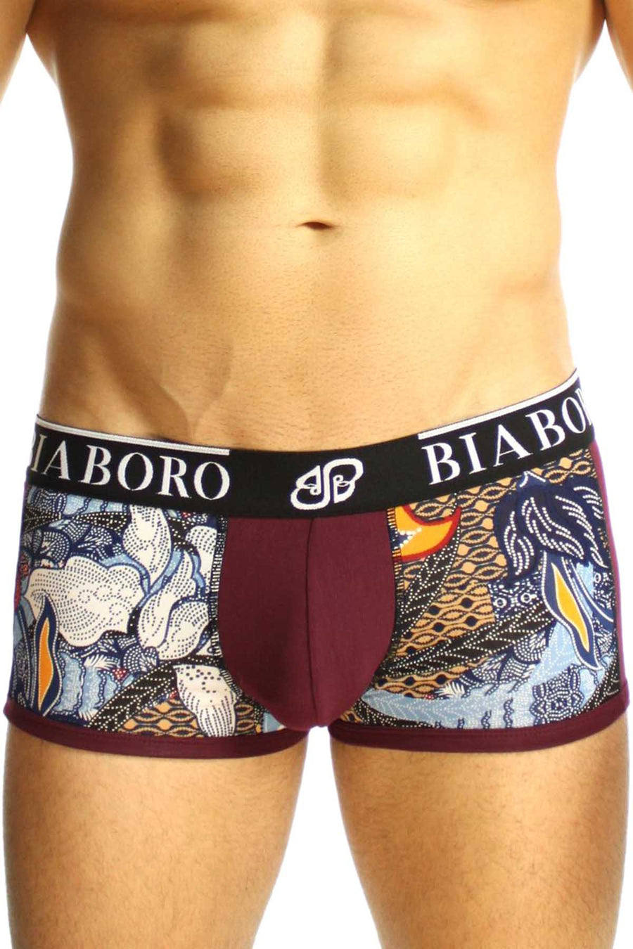 Bamboo Plum & Floral Print Trunk