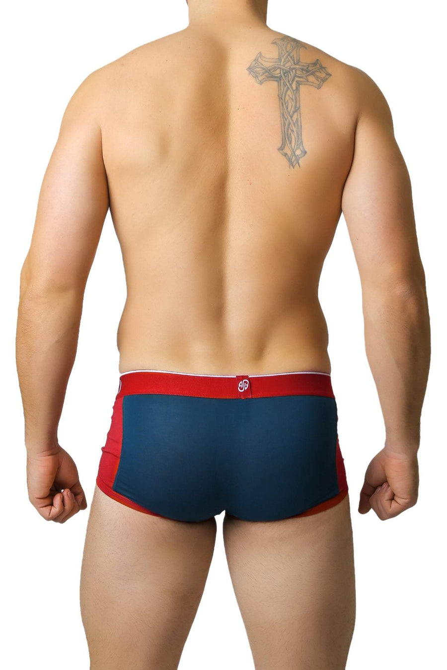 Bamboo Red & Deep Blue Trunk