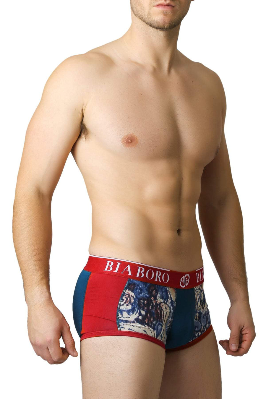 Bamboo Red & Deep Blue Trunk