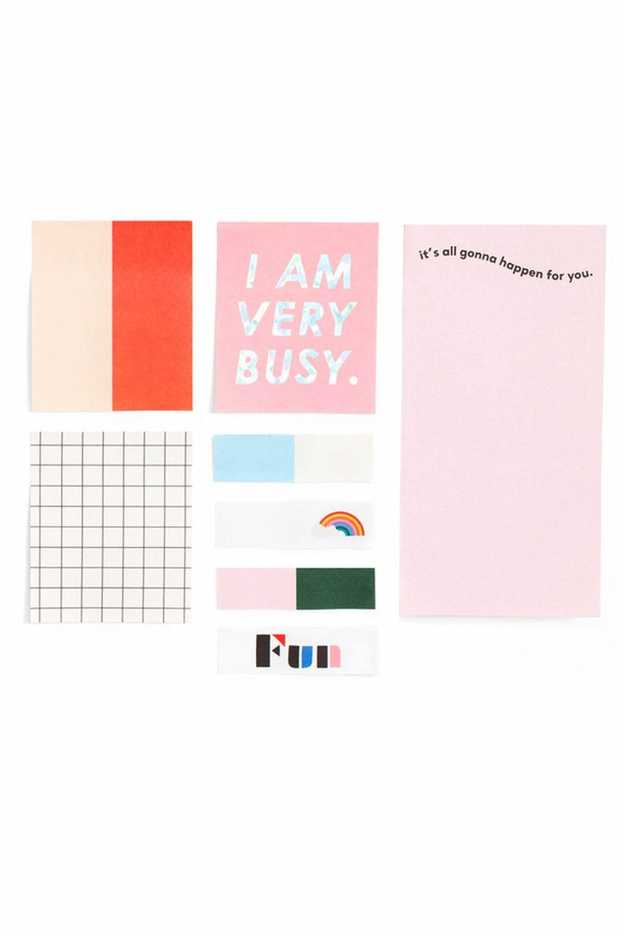 Ban.do I Am Very Busy 8pk Sticky Note Set