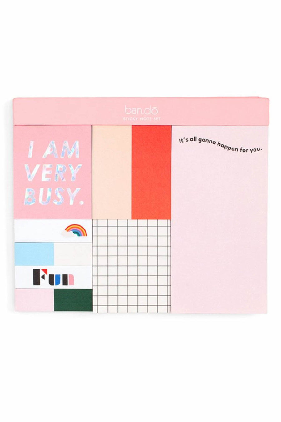 Ban.do I Am Very Busy 8pk Sticky Note Set