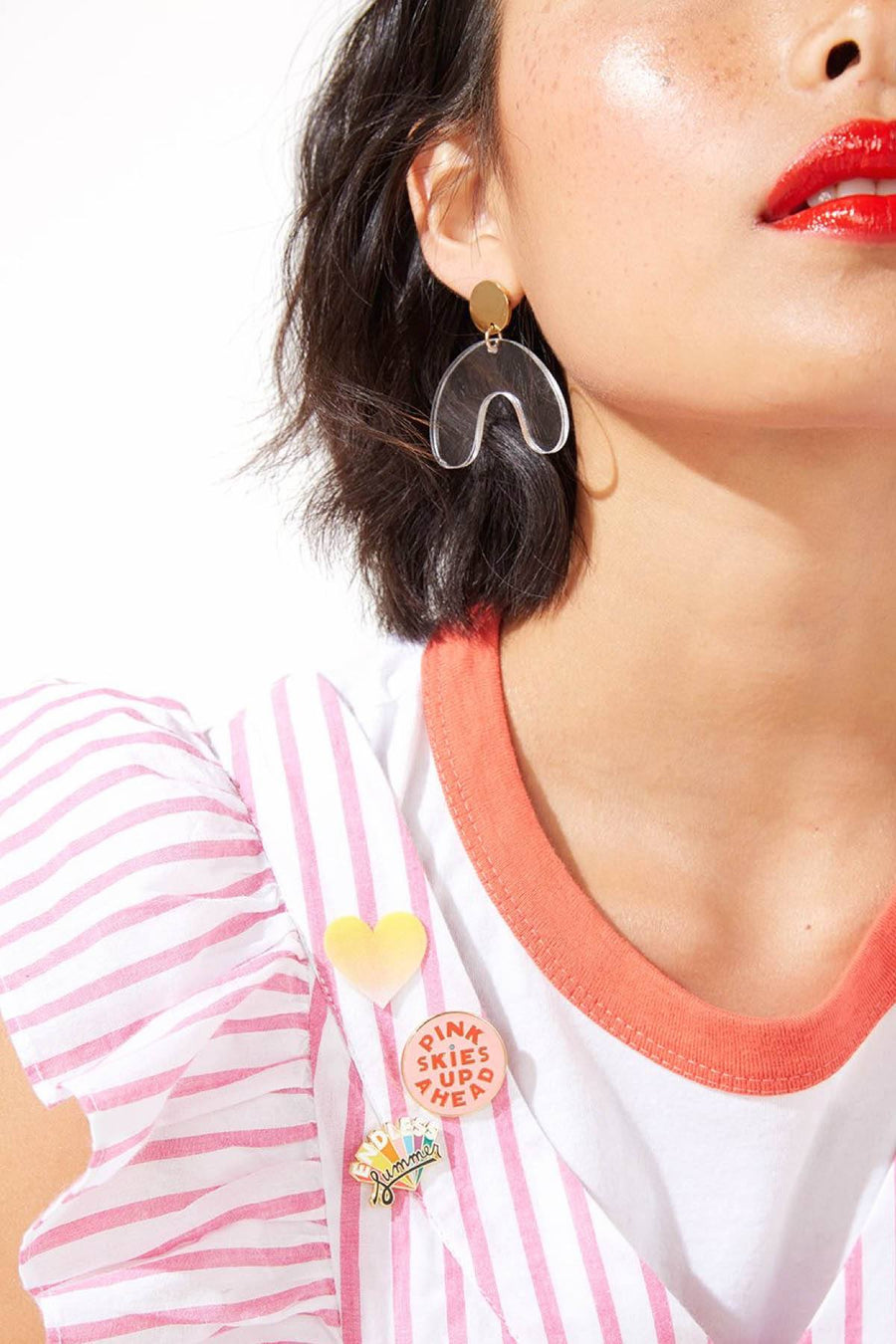 Ban.do Pink Skies Up Ahead Enamel Pin