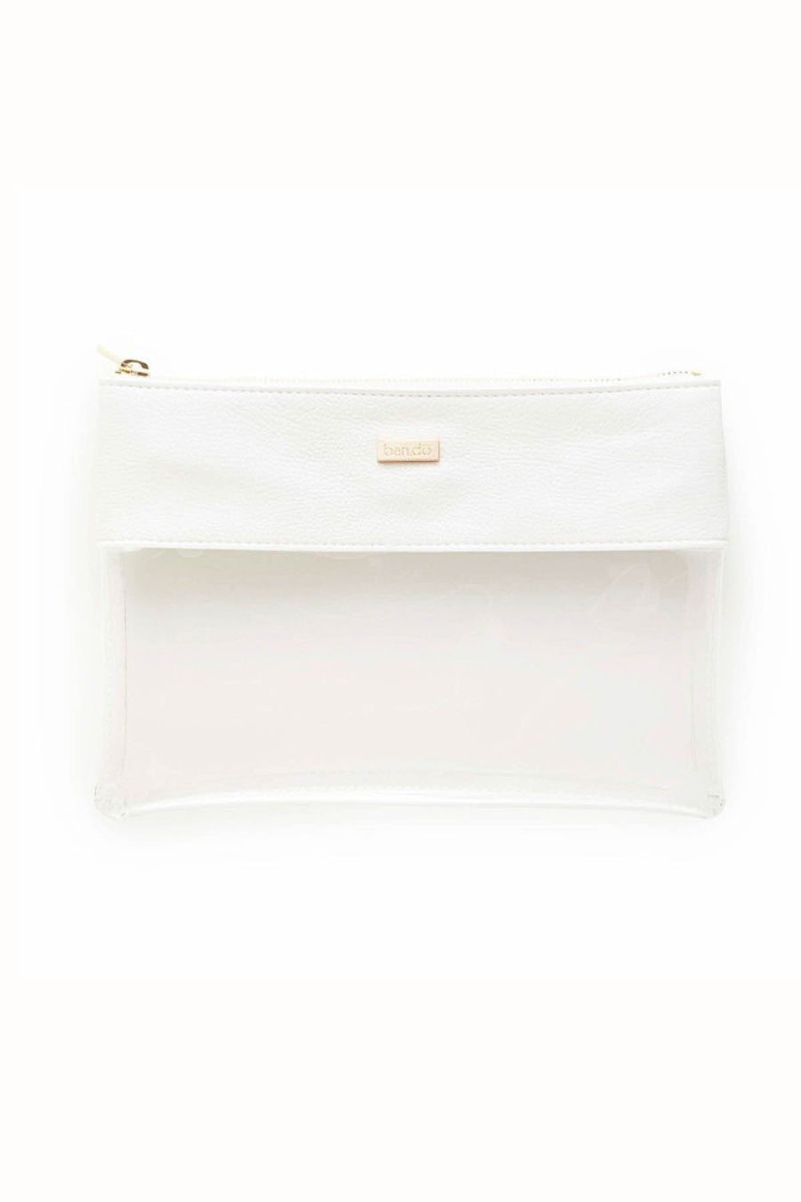 Ban.do White Peekaboo Clutch