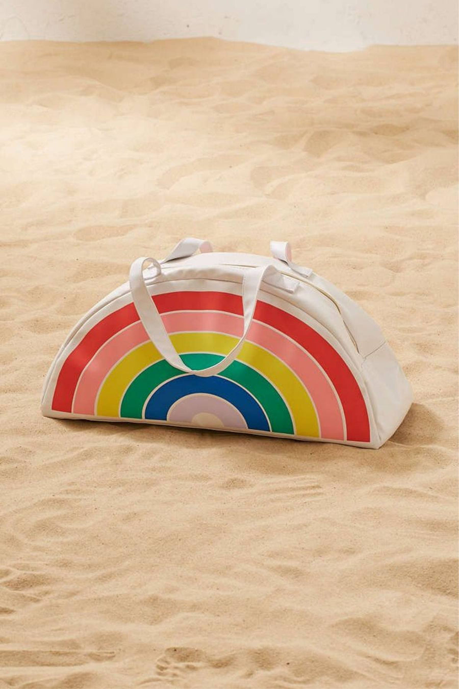 Ban.do White/Rainbow Super Chill Large Cooler Bag