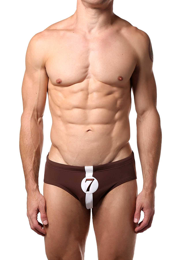Baskit Brown-Stone Lucky 7 Swim Bikini