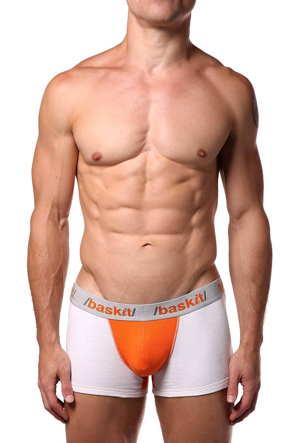 Baskit Vermillion-Orange Action Cool Low-Rise Trunk