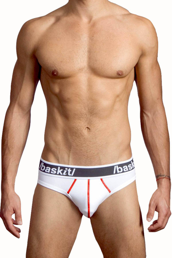 Baskit White Energy Jock-Brief