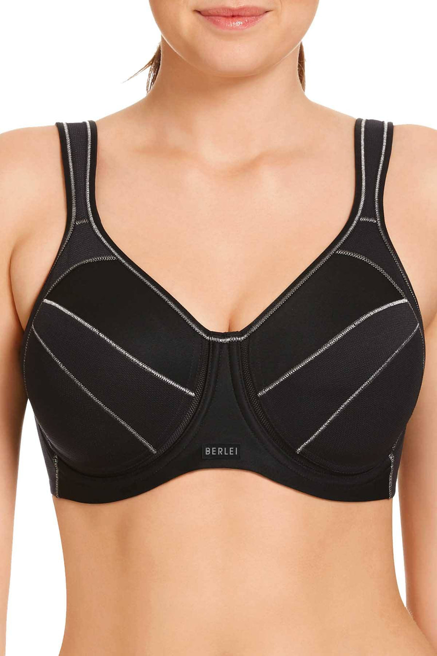 Berlei Black Medium Impact Underwire Sports Bra
