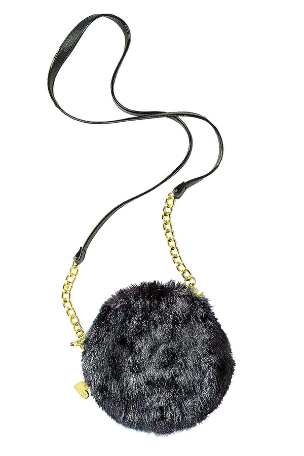 Betsey Johnson Black Canteen Crossbody Bag