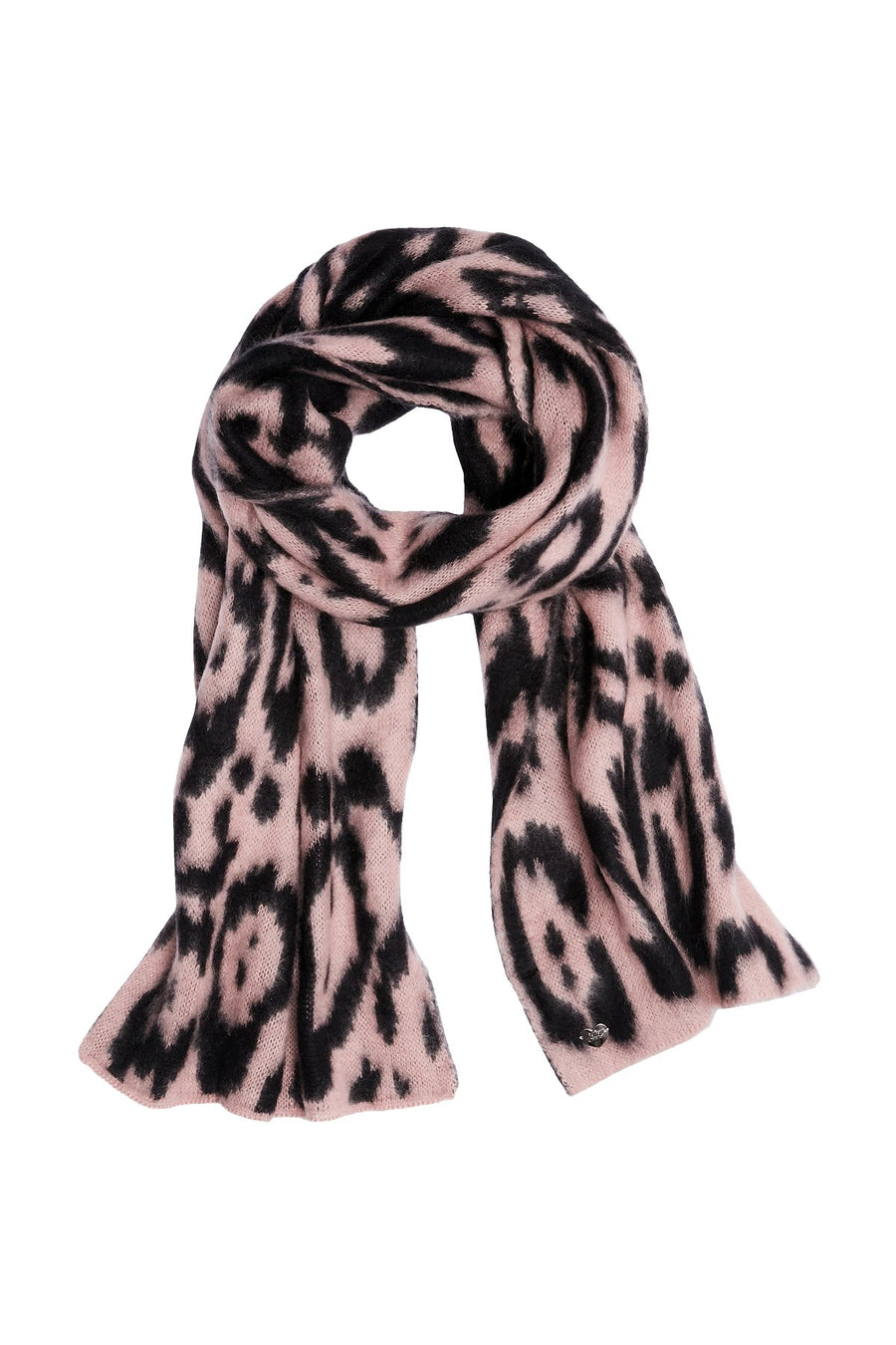 Betsey Johnson Blush Cozy-Critter Muffler Scarf / Wrap