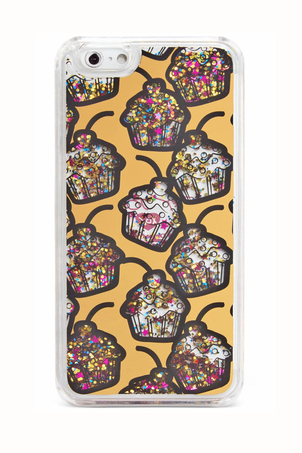 Betsey Johnson xox Trolls Glitter Cupcake iPhone Case