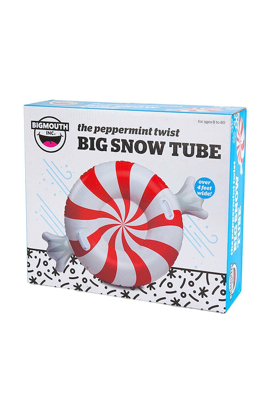 BigMouth Inc. Red/White Peppermint-Twist Big Snow Tube
