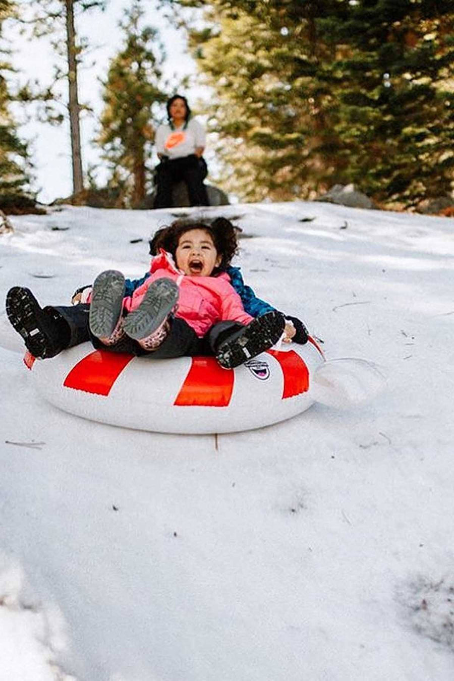 BigMouth Inc. Red/White Peppermint-Twist Big Snow Tube