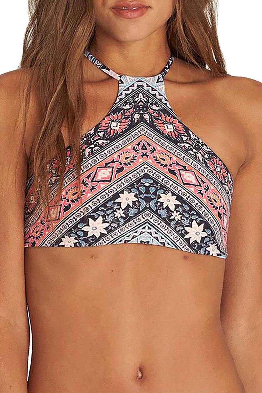 Billabong Blissed Out Reversible High Neck Bikini Top