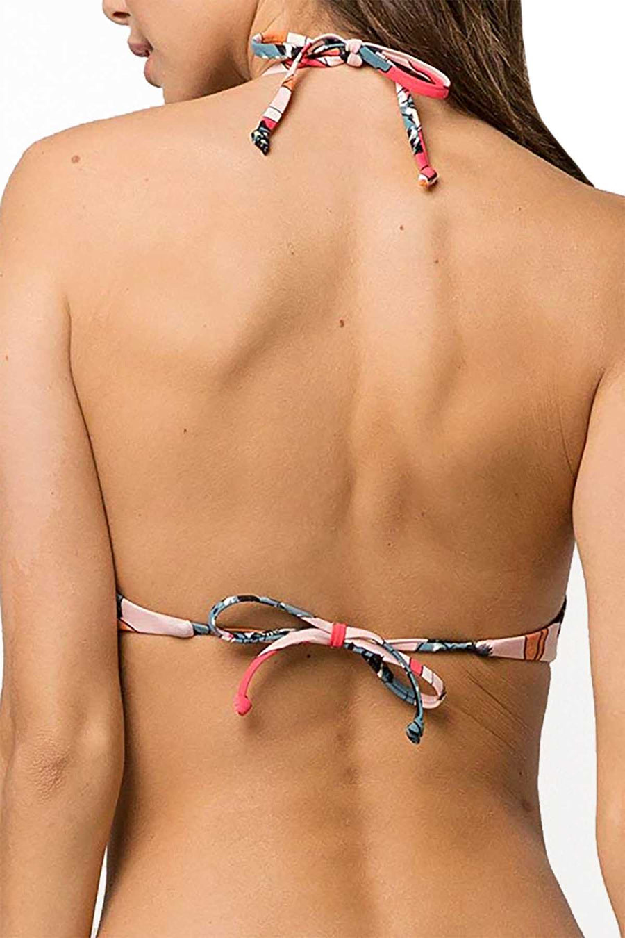 Billabong Blush Coastal Luv High Neck Strappy Bikini Top