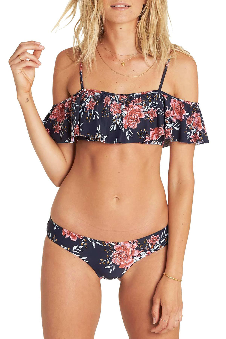 Billabong Floral Let's Wander Hawaii Lo Bottom
