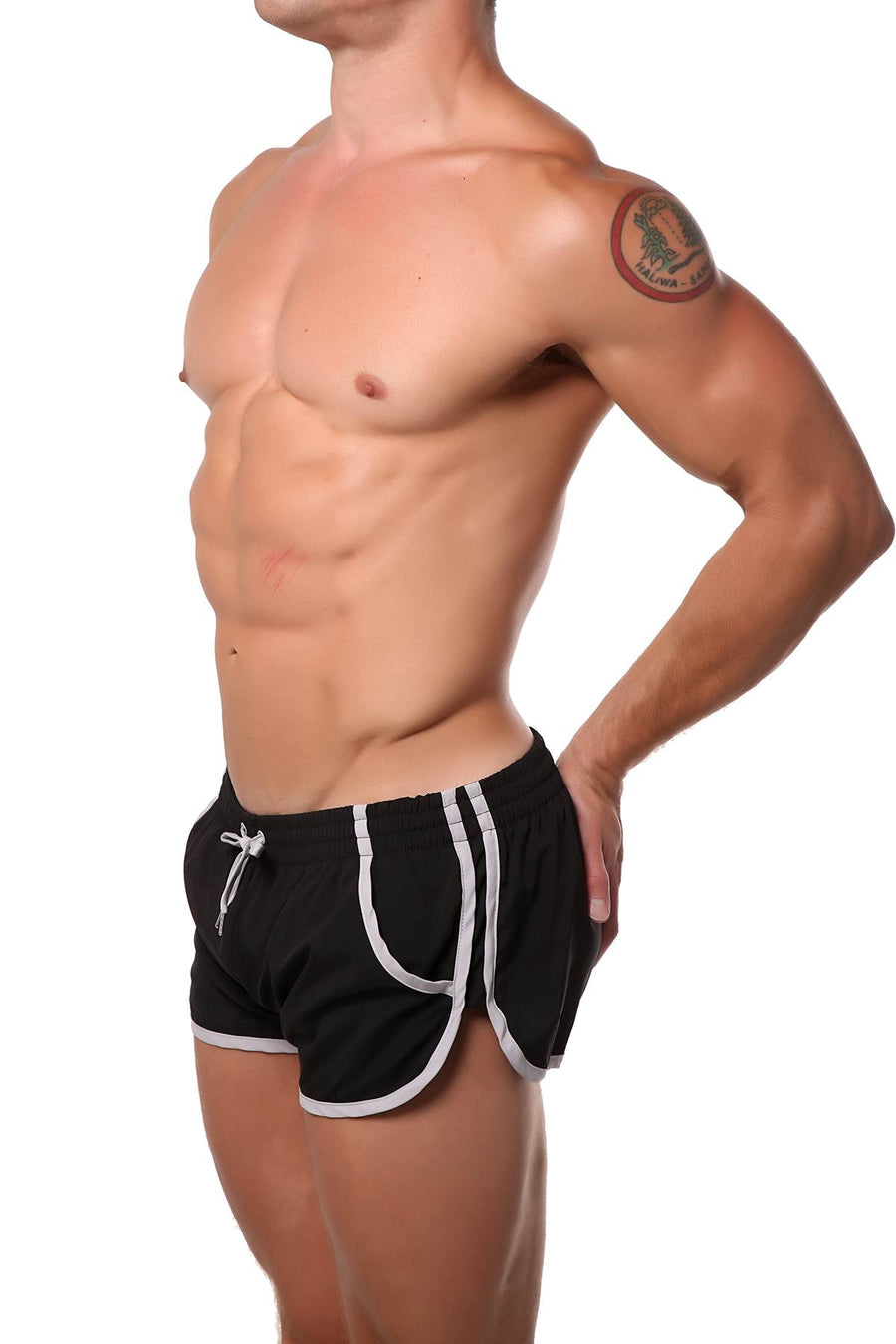 Black-Beauty Swim/Running Short