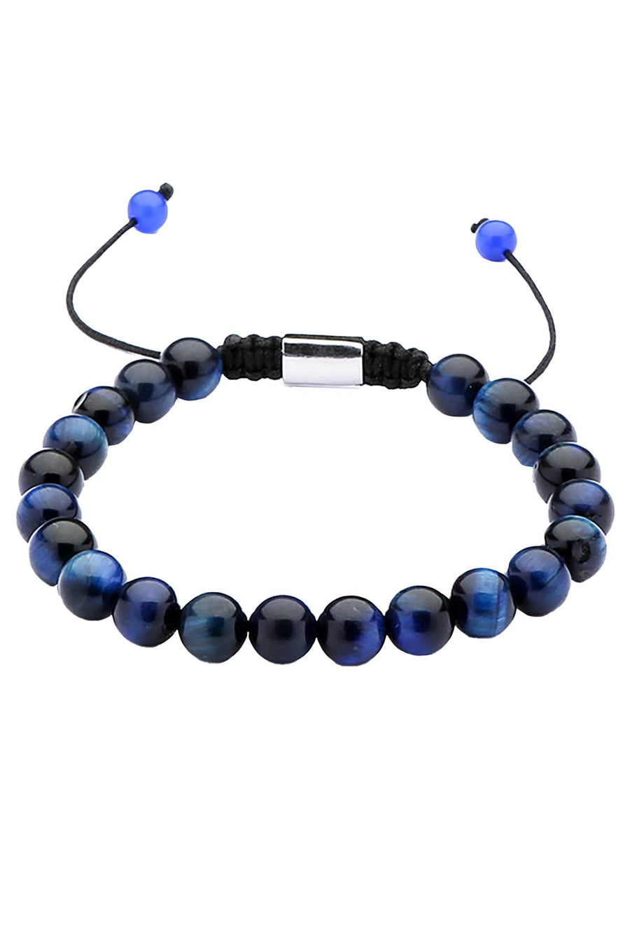 Blue Tiger's Eye Adjustable Clarity Healing Bracelet