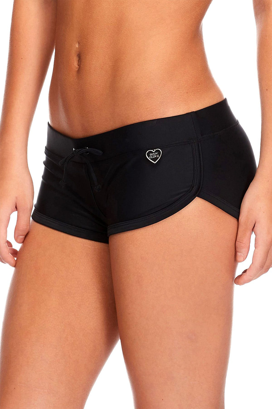 Body Glove Black Smoothies Sidekick Cheeky Boyshort Swim Bottom