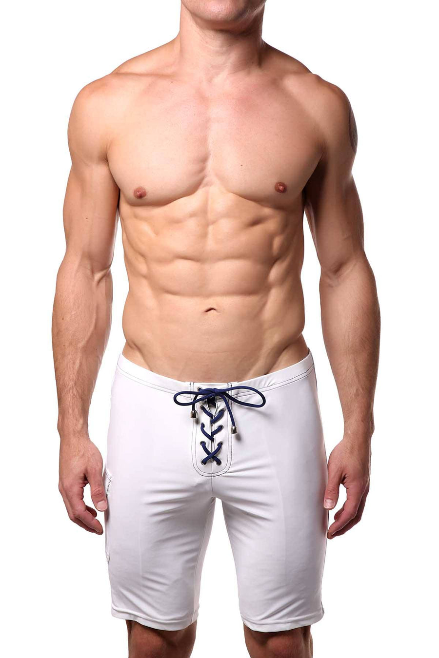 Body Tech White Coastguard Swim Runner Short
