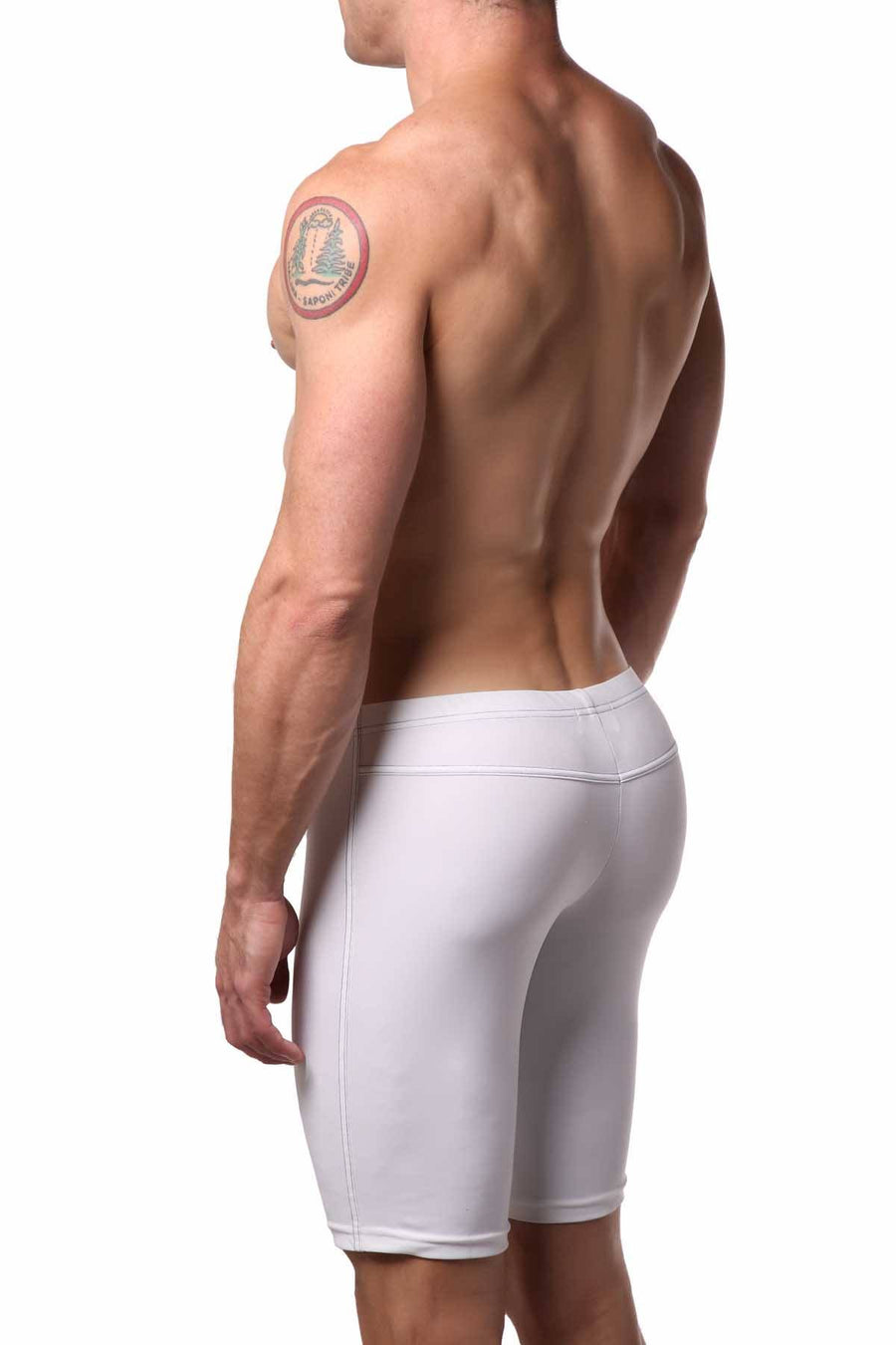 Body Tech White Coastguard Swim Runner Short