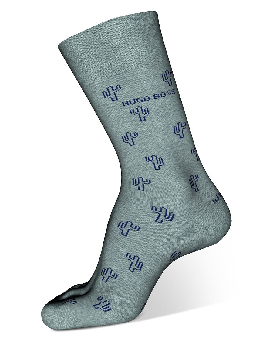 Boss Cactus Socks Silver