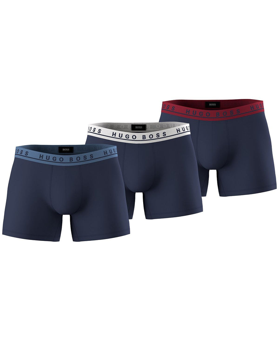 Boss Hugo 3-pk. Boxer Briefs Navy Multi