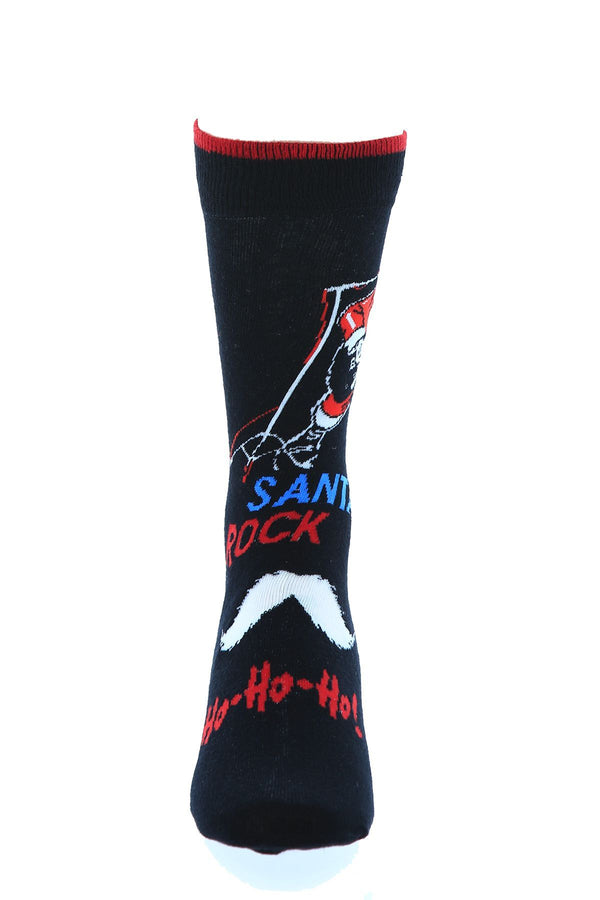 Bottoms Out Rock N Roll Santa Sock