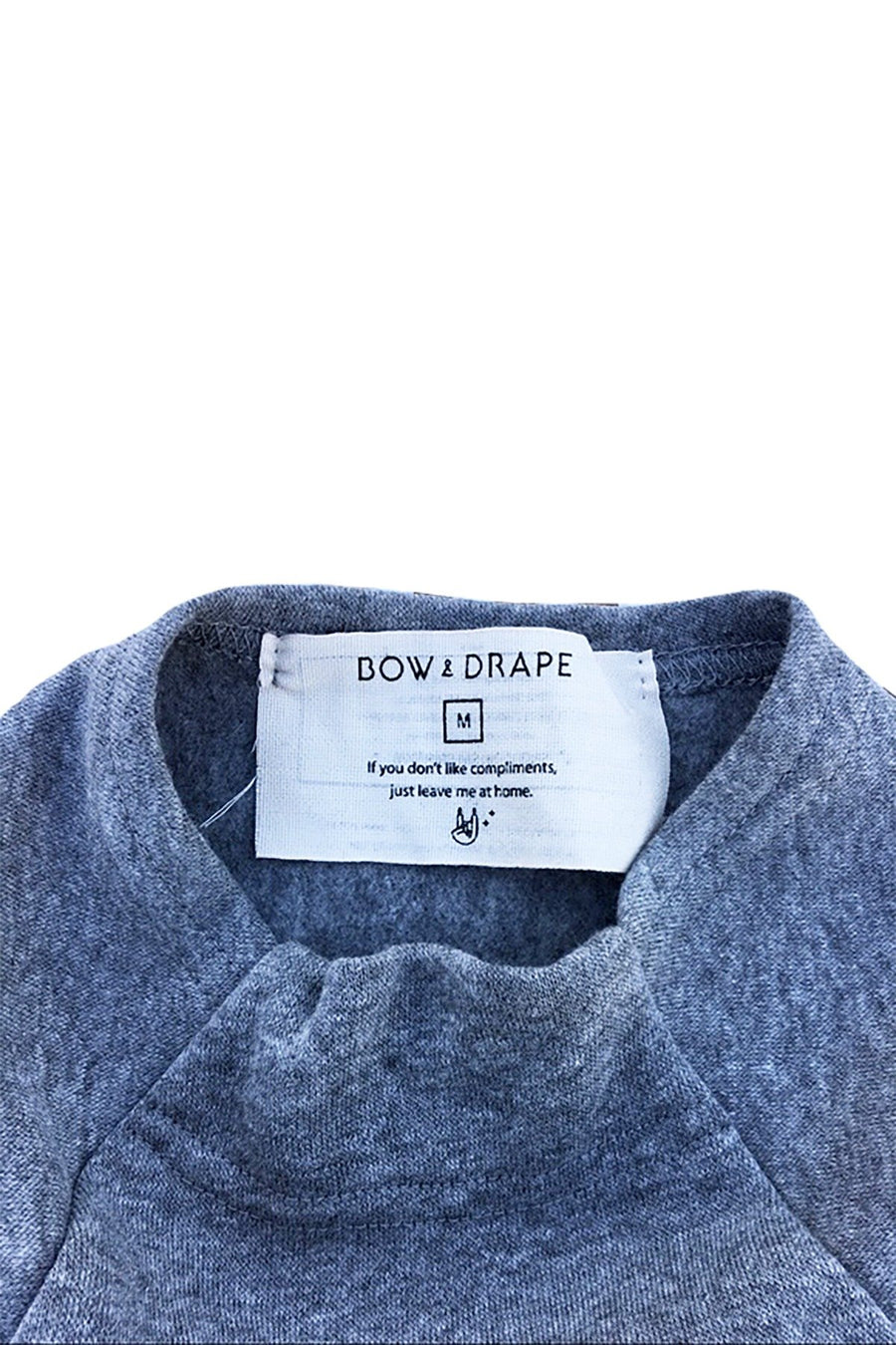 Bow & Drape Heather Grey Poop Happens Dog Sweatshirt