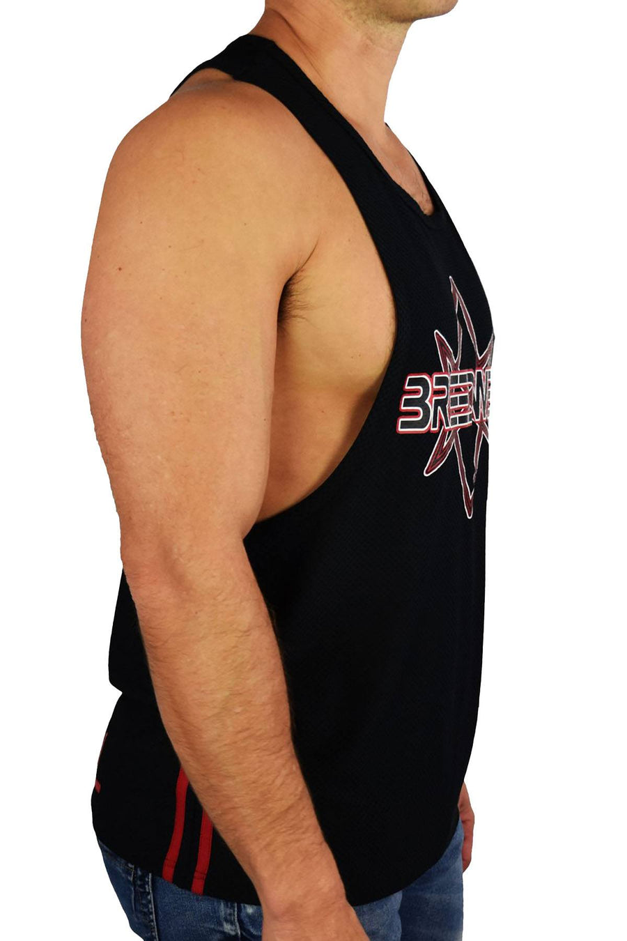 Breedwell Black/Red Circuit Tank Top