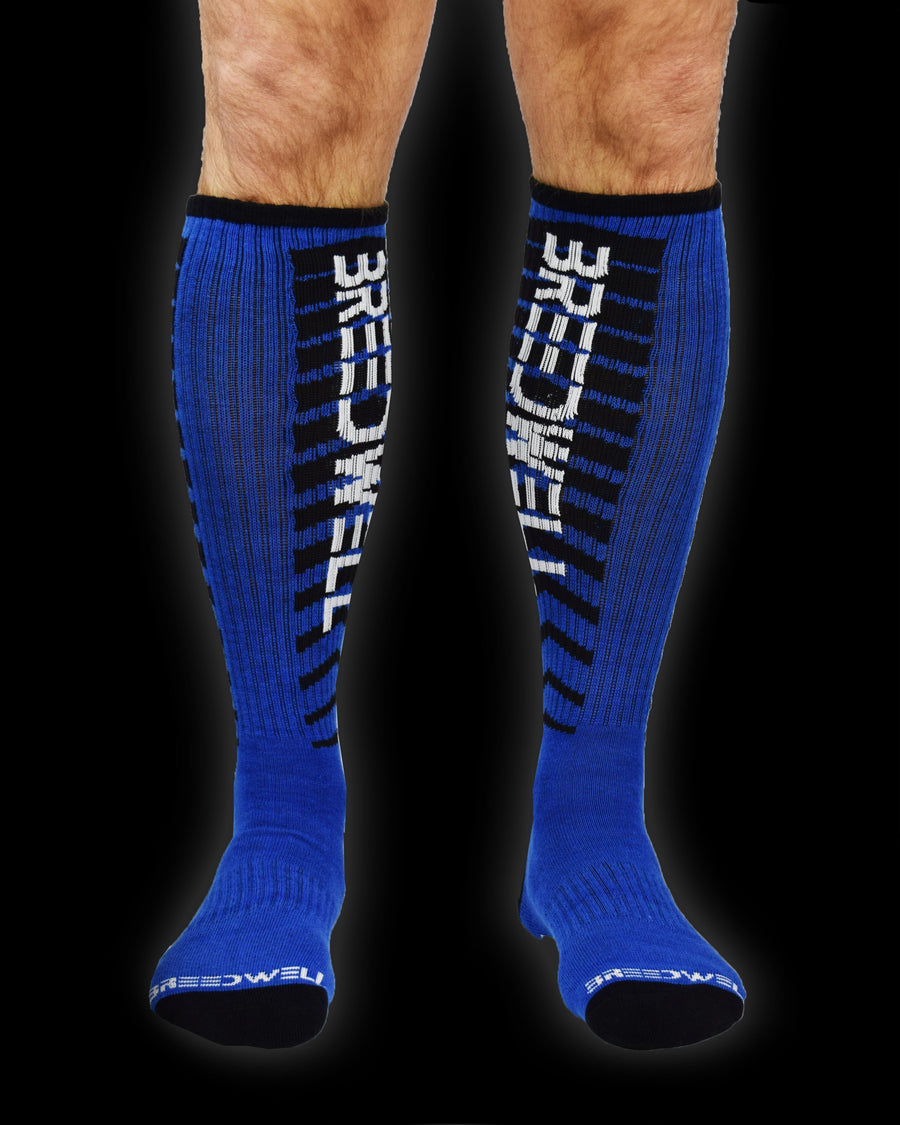 Breedwell Blue Hazard F You Socks