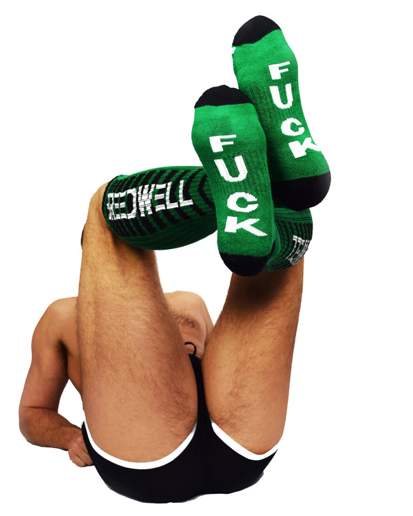 Breedwell Green Hazard F You Socks