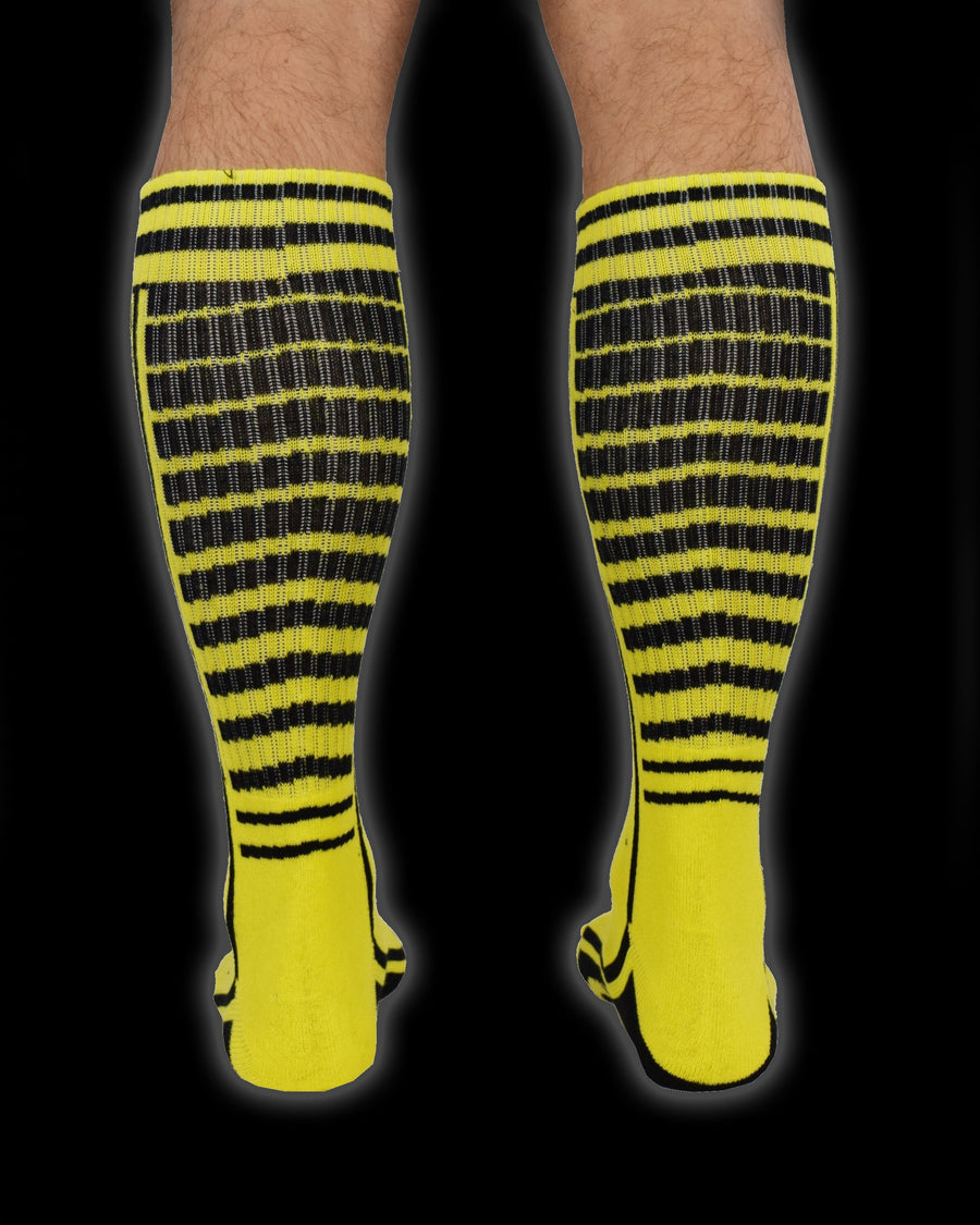 Breedwell Yellow Moto Breed Socks