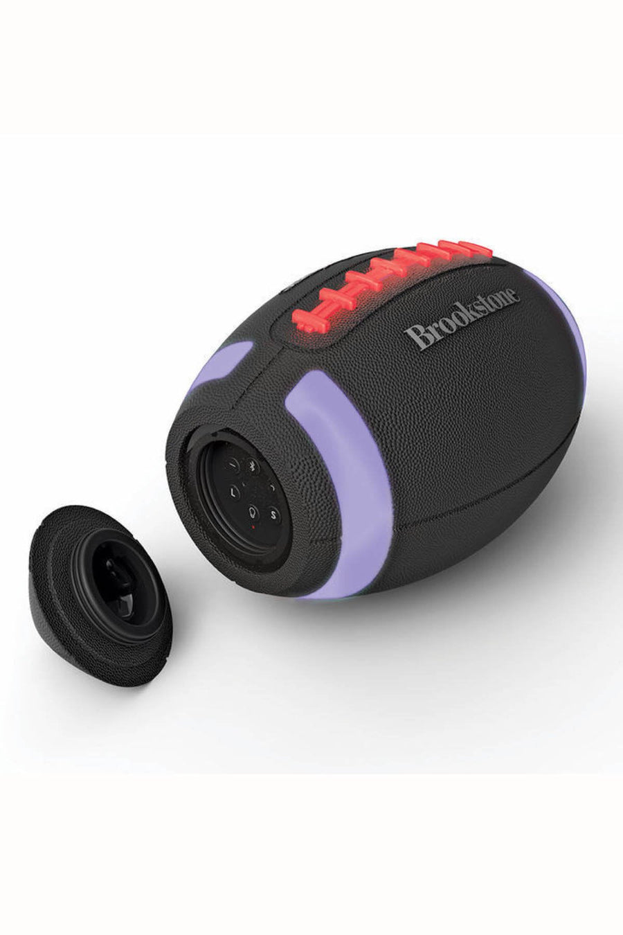 Brookstone Multi-Color Rechargable Light-Up Gronkball Football Bluetooth Speaker