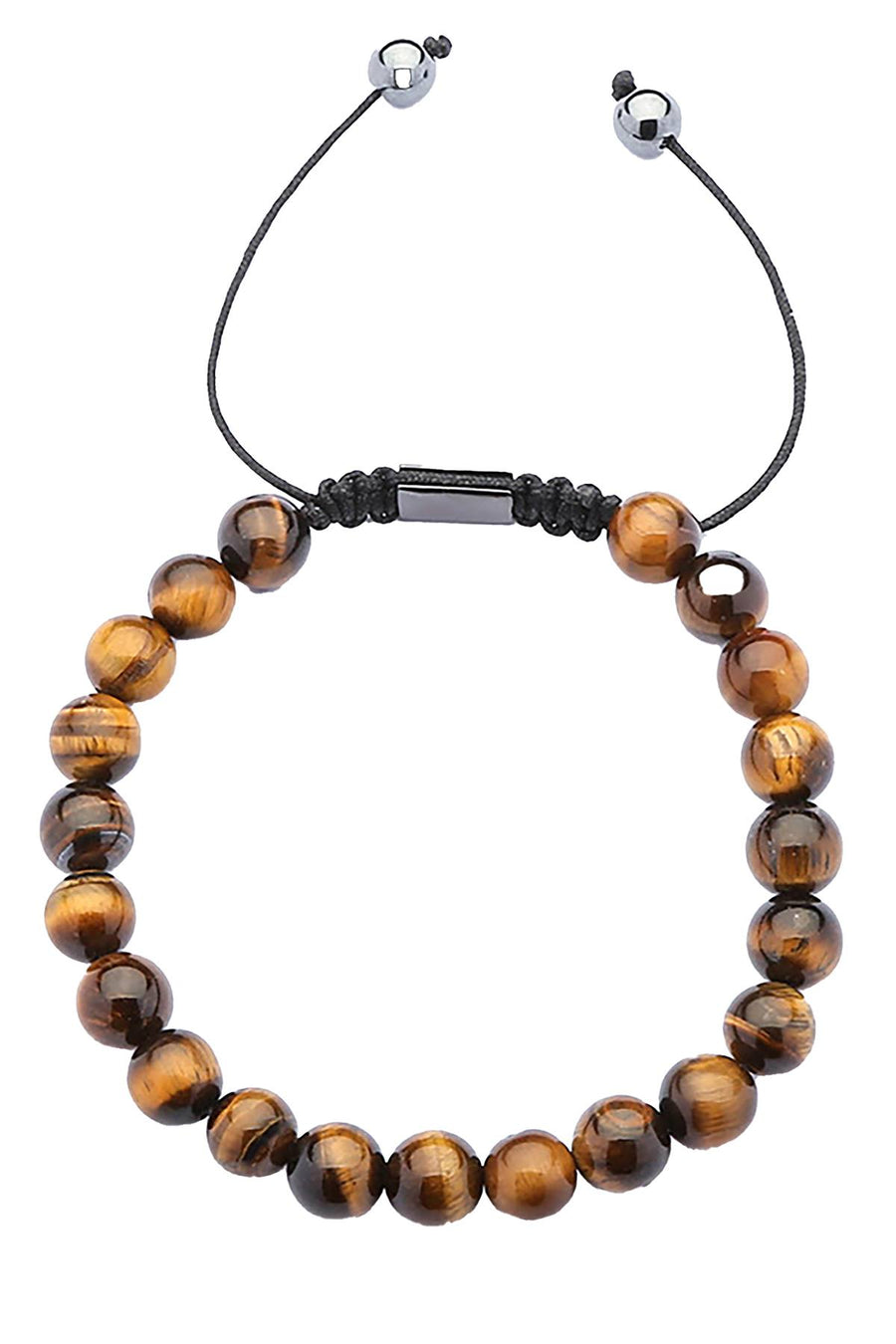 Brown Tiger's Eye Adjustable Protection Healing Bracelet