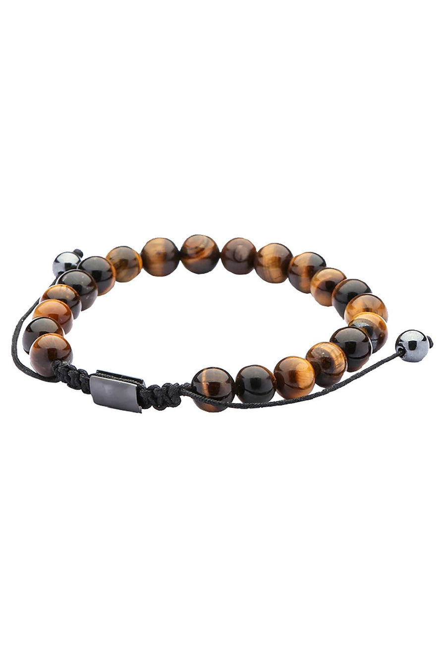 Brown Tiger's Eye Adjustable Protection Healing Bracelet