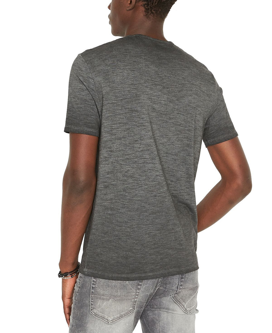 Buffalo David Bitton Tiblo Logo Graphic T-shirt Heather Grey